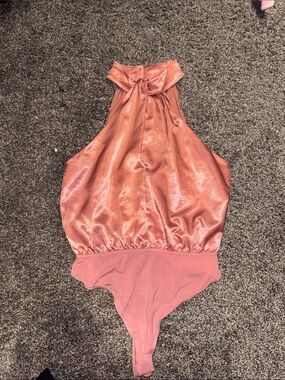 More To Come Pink Bodysuit